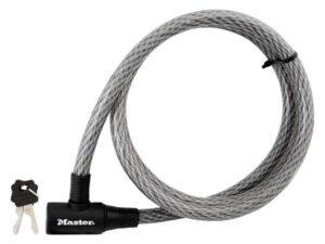 Masterlock Locking Cable with Key – 6’L x 5/8” W
