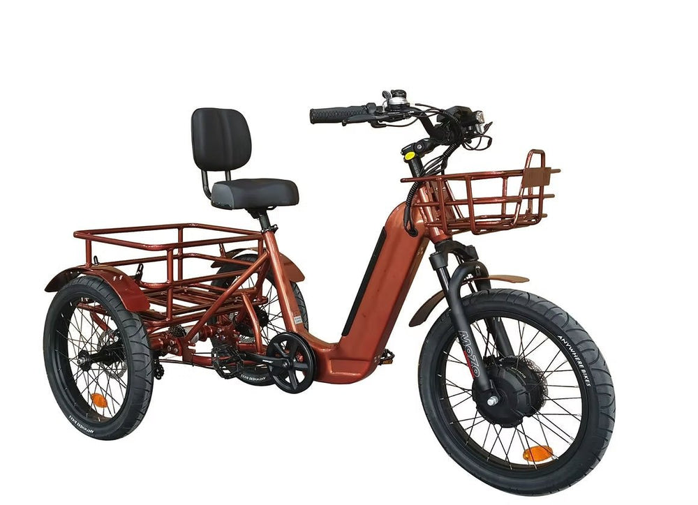 BREEZY Electric Trike 3 Wheel eBike TRIKE GT-48v 500 w Fat Tire Electric Tricycle - Image 2
