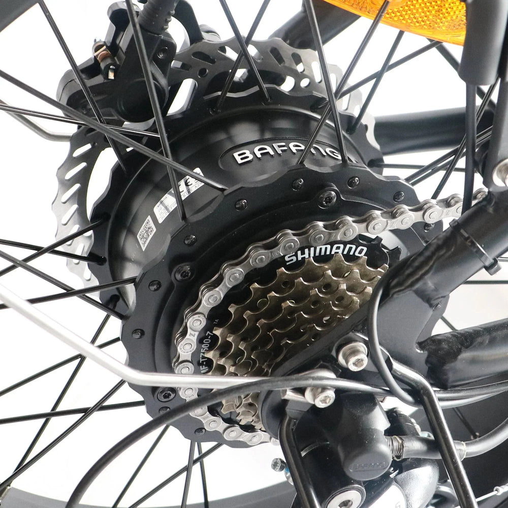 Coastal Cruiser 52V 20 Thru 750W Step Thru Ebike 20x4 Fat Tire Mini Electric Beach Cruiser - Image 12