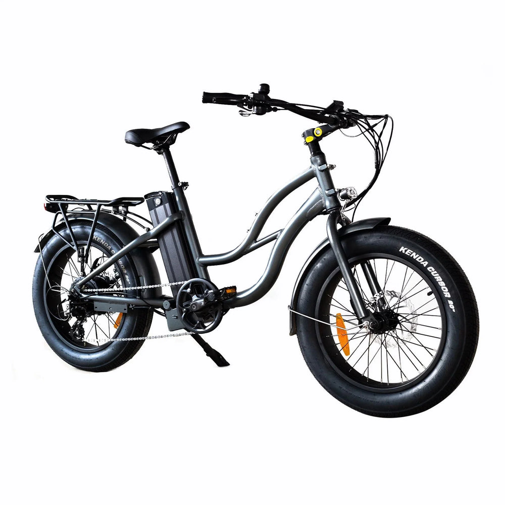 Coastal Cruiser 52V 20 Thru 750W Step Thru Ebike 20x4 Fat Tire Mini Electric Beach Cruiser - Image 7