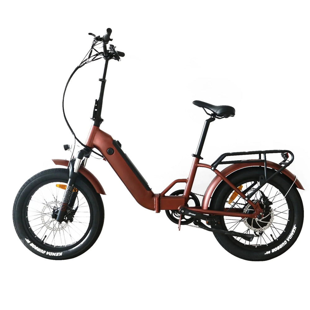 Coastal Cruiser CC Folding 750w Step Thru Ebike 20x3 Fat Tire Folding Electric Bike - Image 3