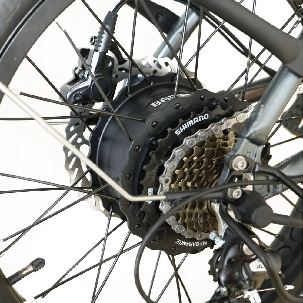 Coastal Cruiser CC Folding 750w Step Thru Ebike 20x3 Fat Tire Folding Electric Bike - Image 9