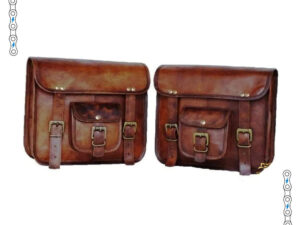 Leather Saddle Bags for ebike