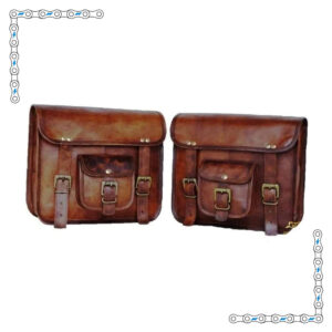 Leather Saddle Bags for ebike