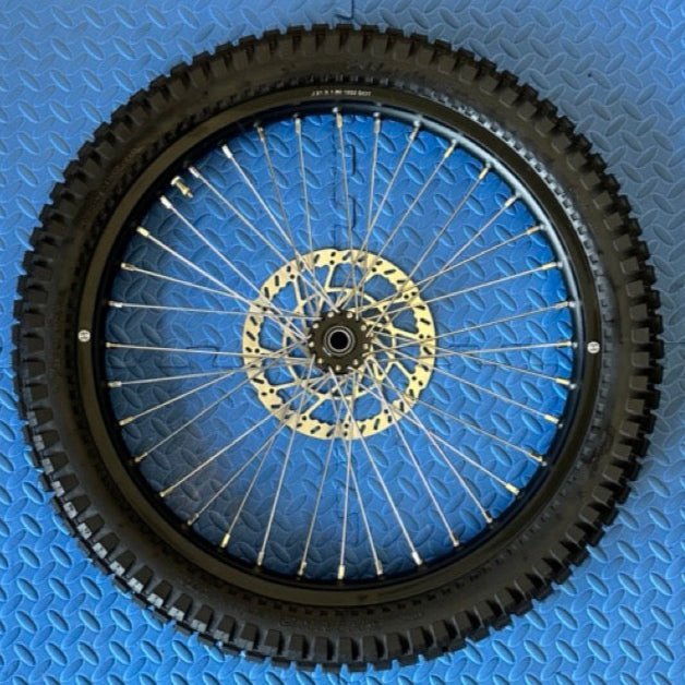 Eride 2.0 eMoto Wheel Set 21x1.6 Front Wheel & Tire Set for E-Moto Dirt Bike Use *Does not include rotor or sprocket*