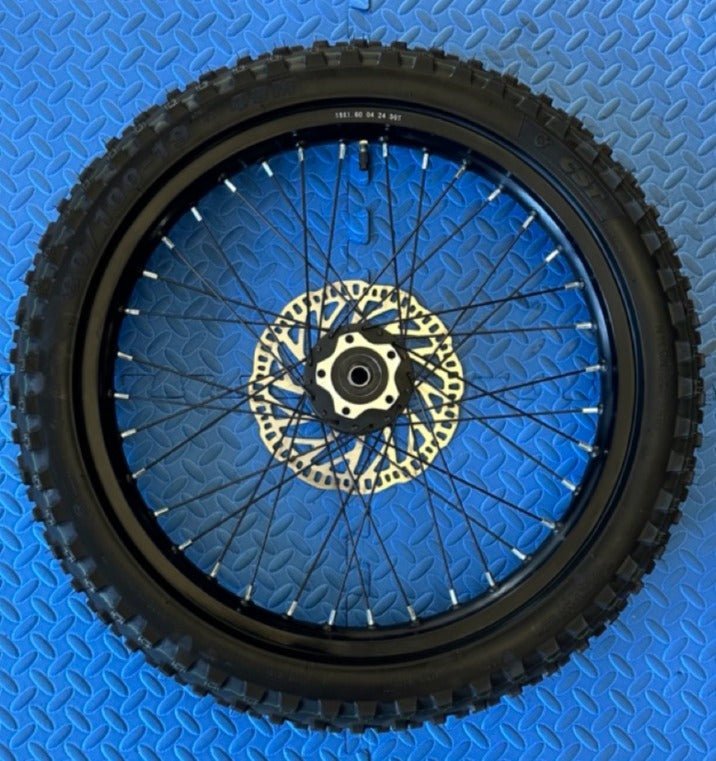 Wheel & Tire Set for Electric Dirt Bikes *Does not include rotor or sprocket*