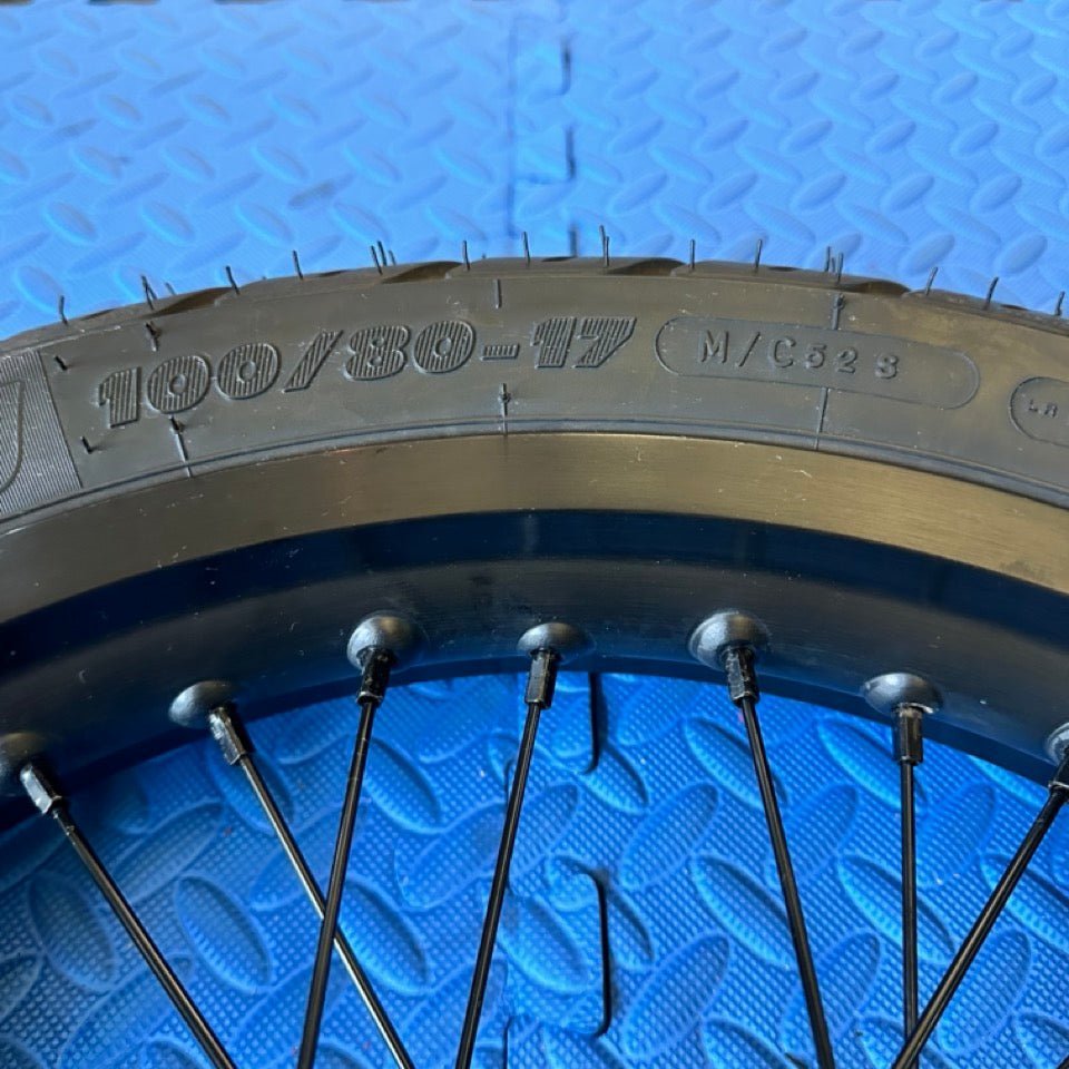 Eride 2.0 eMoto Wheel set Michelin Super Moto CST 17x2.15 Rear Wheel & Tire Set for E-Moto Bike Use *Does not include rotor or sprocket* - Image 2