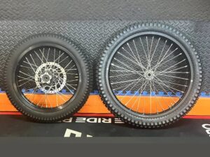 Eride 2.0 eMoto Wheel Set Shinko 241 Dual Sport 17"/21" Front & Rear Wheel & Tire Set for Moto Bikes *Does not include rotor or sprocket*