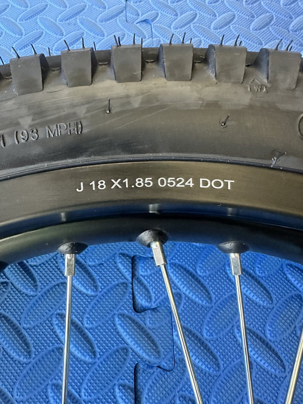 Eride 2.0 eMoto Wheel Set Shinko 241 Dual Sport 18" Rear Wheel & Tire Set for e-Moto Bikes *Does not include rotor or sprocket* - Image 3