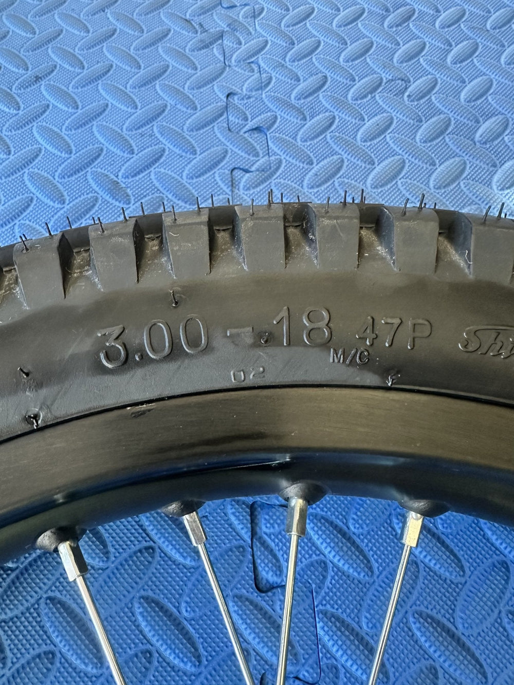 Eride 2.0 eMoto Wheel Set Shinko 241 Dual Sport 18" Rear Wheel & Tire Set for e-Moto Bikes *Does not include rotor or sprocket* - Image 4