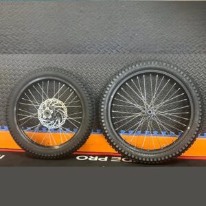Eride 2.0 eMoto Wheel Set Shinko 241 Dual Sport 19"/21" Front & Rear Wheel & Tire Set for Moto Bikes *Does not include rotor or sprocket*