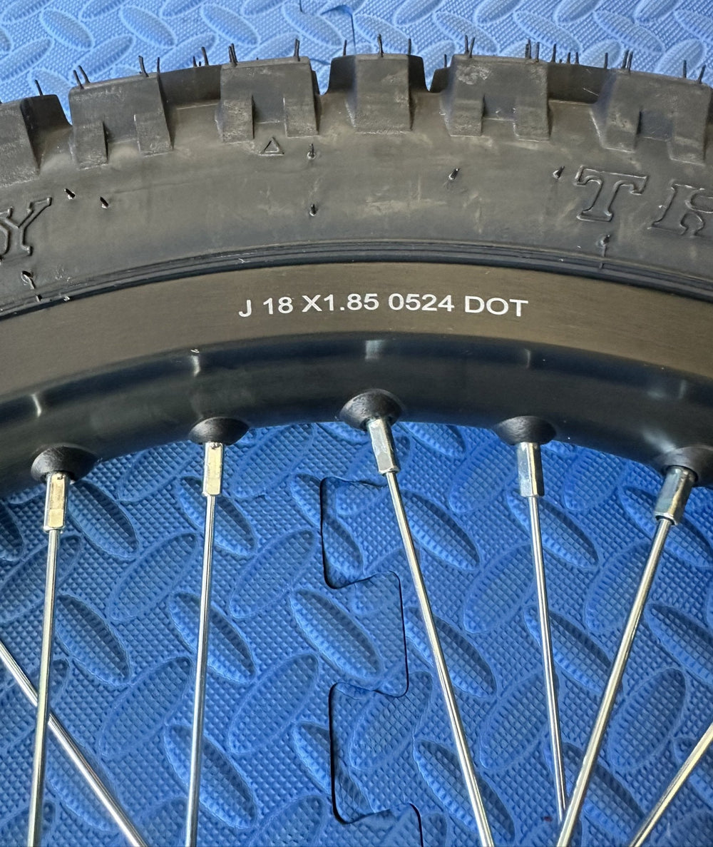 Eride 2.0 eMoto Wheel Set Shinko 244 Dual Sport 18"/21" Front & Rear Wheel and Tire Set for Moto Bikes *Does not include rotor or sprocket* - Image 5