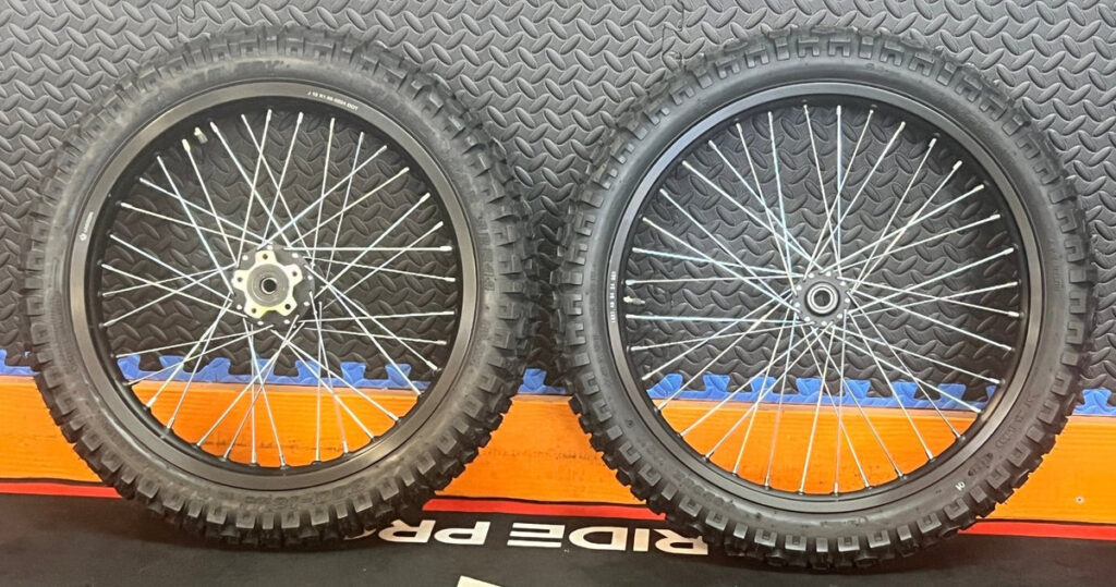 Eride 2.0 eMoto Wheel Set Shinko 244 Dual Sport 19"/19" Front & Rear Wheel & Tire Set for Moto Bikes *Does not include rotor or sprocket*