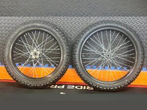 Eride 2.0 eMoto Wheel Set Shinko 244 Dual Sport 18"/21" Front & Rear Wheel and Tire Set for Moto Bikes *Does not include rotor or sprocket*