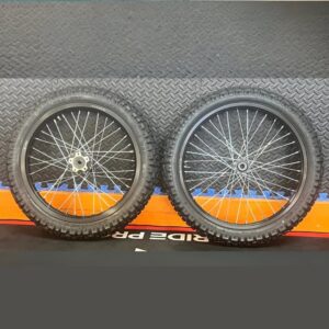 Eride 2.0 eMoto Wheel Set Shinko 244 Dual Sport 18"/21" Front & Rear Wheel and Tire Set for Moto Bikes *Does not include rotor or sprocket*
