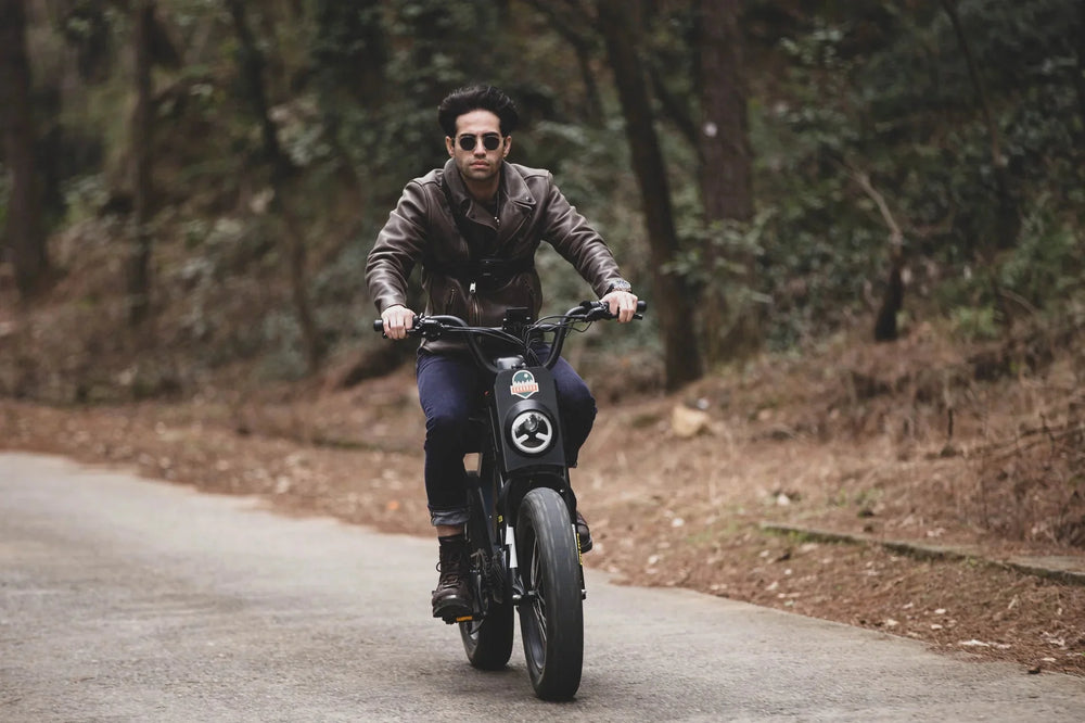 EUNORAU Flash 750w Moto eBike 20x4 Fat Electric e-Moto Style eBike - Image 9