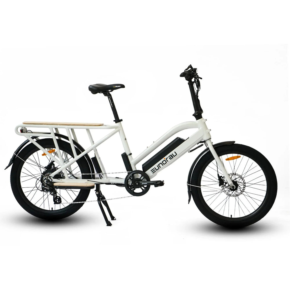 EUNORAU Max Cargo 750w Step Thru eBike 24x2.4 Road Electric Cargo eBike - Image 2