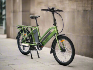 EUNORAU Max Cargo 750w Step Thru eBike 24x2.4 Road Electric Cargo eBike