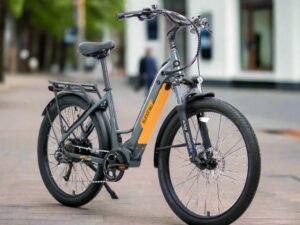 EUNORAU Meta275 500w Step Thru eBike 27.5x2.6 Road Electric Beach Cruiser eBike