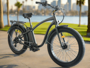Fat Tire Step Over 26x4 - 52v Beach Cruiser Electric Bike