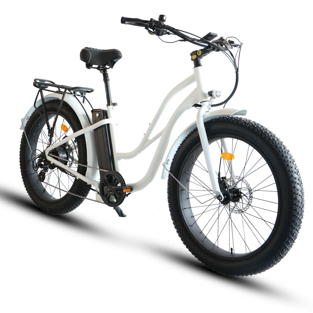 Fat Tire Step Thru 26x4 - 52v Beach Cruiser Electric Bike - Image 9