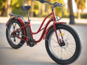 Fat Tire Step Thru 26x4 - 52v Beach Cruiser Electric Bike