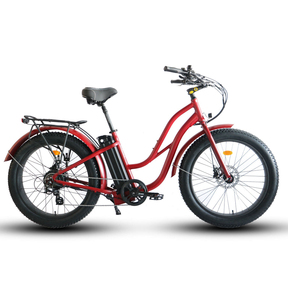 Fat Tire Step Thru 26x4 - 52v Beach Cruiser Electric Bike - Image 2