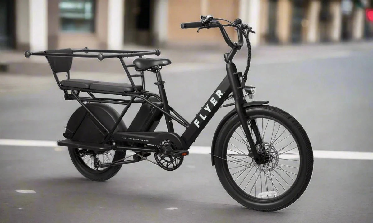 RADIO FLYER Via 500w Step Thru eBike 24x2.4 Street Electric Cargo eBike