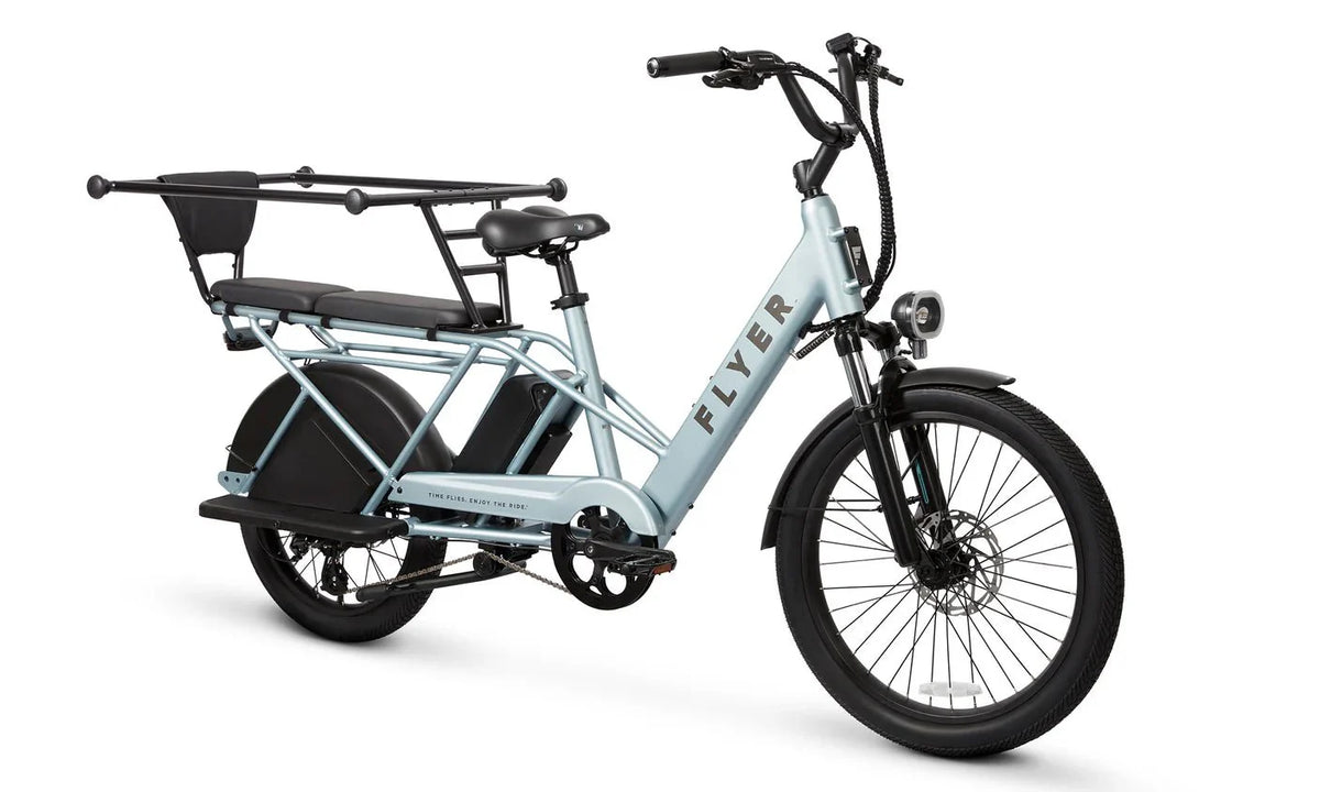RADIO FLYER Via Pro 750w Step Thru eBike 24x2.4 Street Electric Cargo eBike - Image 9