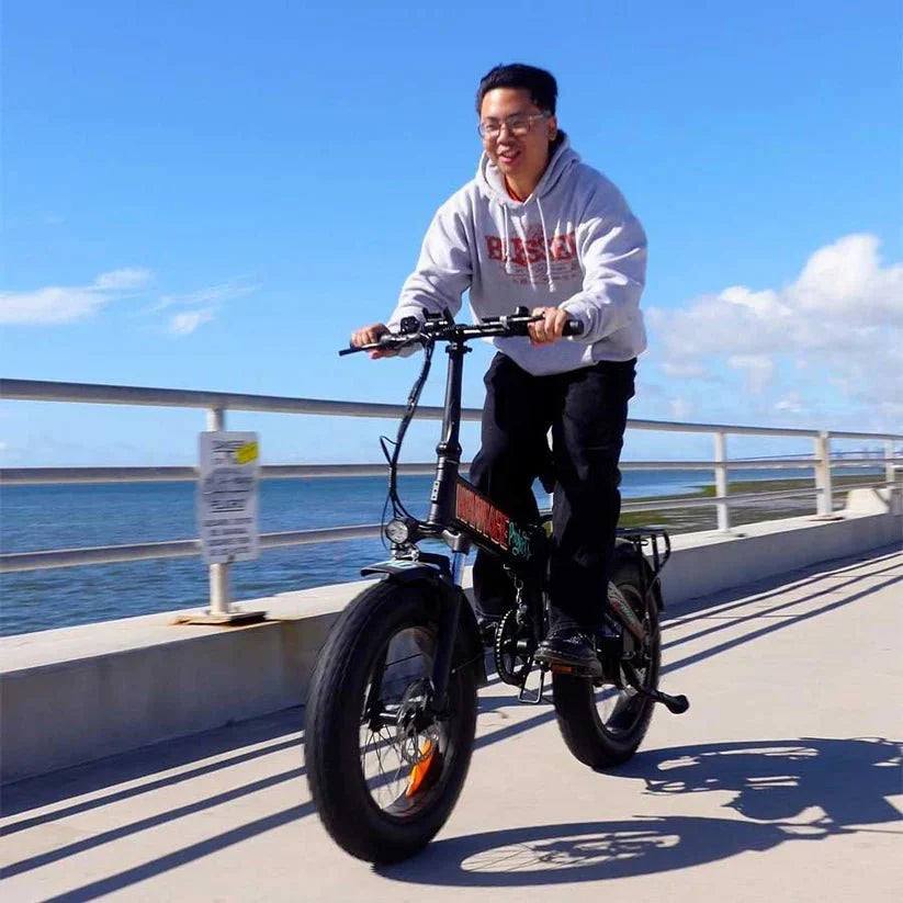 FREEGO eFlex Raptor E1 Electric Folding Fat Tire eBike-Folding Step Over 750 w - Image 2