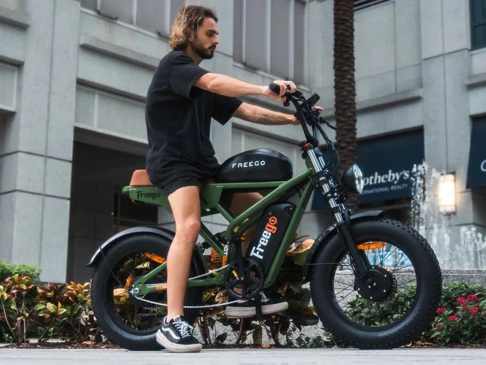 FREEGO Electric e-Moto Style eBike Shotgun Flash F3 Pro Dual Motor-Moto 750 w Electric Pit Bike - Image 3