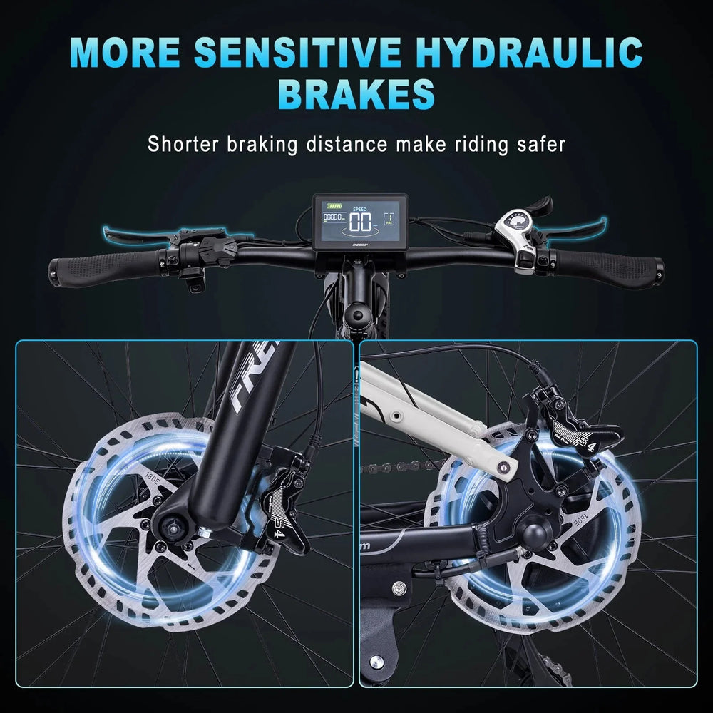 FREESKY Eurostar M-410 1000 w Mountain Ebike 4 Fat Tire Electric Fat Tire Mountain eBike - Image 6