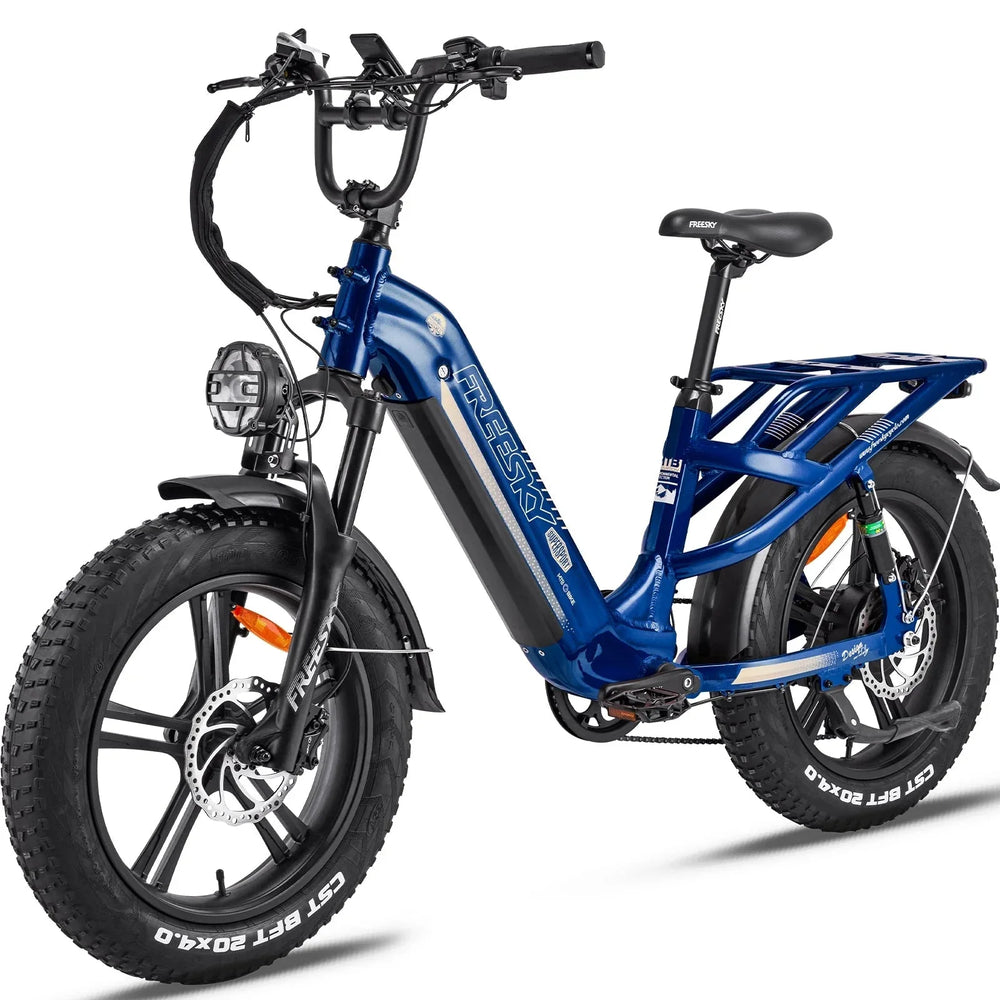 FREESKY Rocky 750 w Step Thru Ebike 20x4 Fat Electric Cargo eBike - Image 2