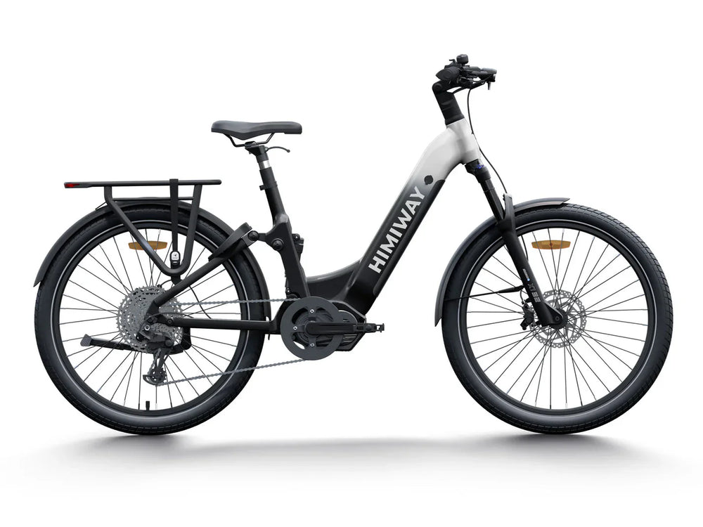 HIMIWAY A7 PRO 500 w Step Thru Ebike 27.5x2.4 Fat Electric Beach Cruiser eBike - Image 2