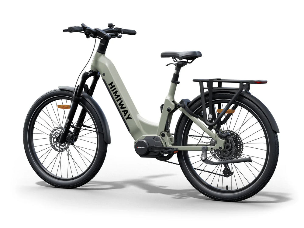 HIMIWAY A7 PRO 500 w Step Thru Ebike 27.5x2.4 Fat Electric Beach Cruiser eBike - Image 6