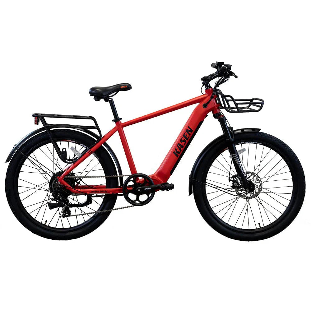 KASEN Cross 500 w Step Over Ebike 27.5X2.4 Urban Electric Urban eBike - Image 2