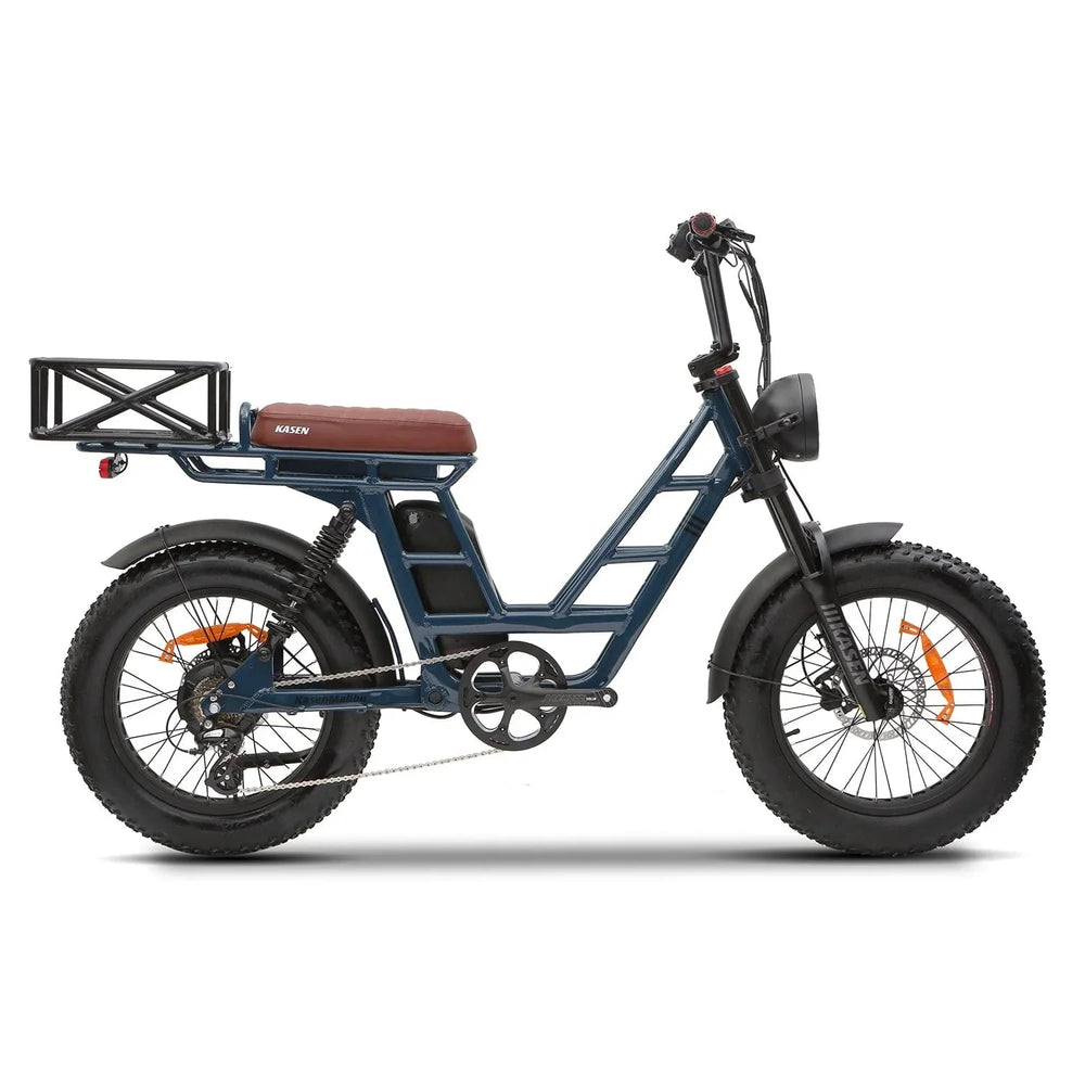 KASEN Malibu 1000 w Step Thru Ebike 20x4 Fat Electric Cargo eBike - Image 3