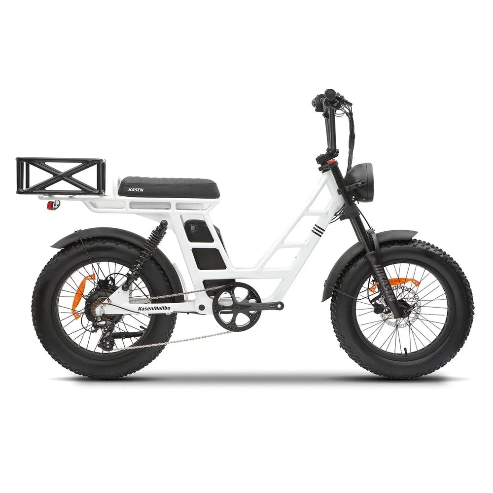KASEN Malibu 1000 w Step Thru Ebike 20x4 Fat Electric Cargo eBike - Image 4
