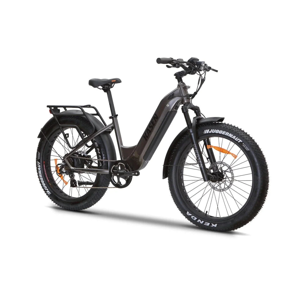 KASEN Ranger ST 2.0 750 w Step Thru Ebike 26x4 Fat Fat Tire Electric Beach Cruiser eBike - Image 3