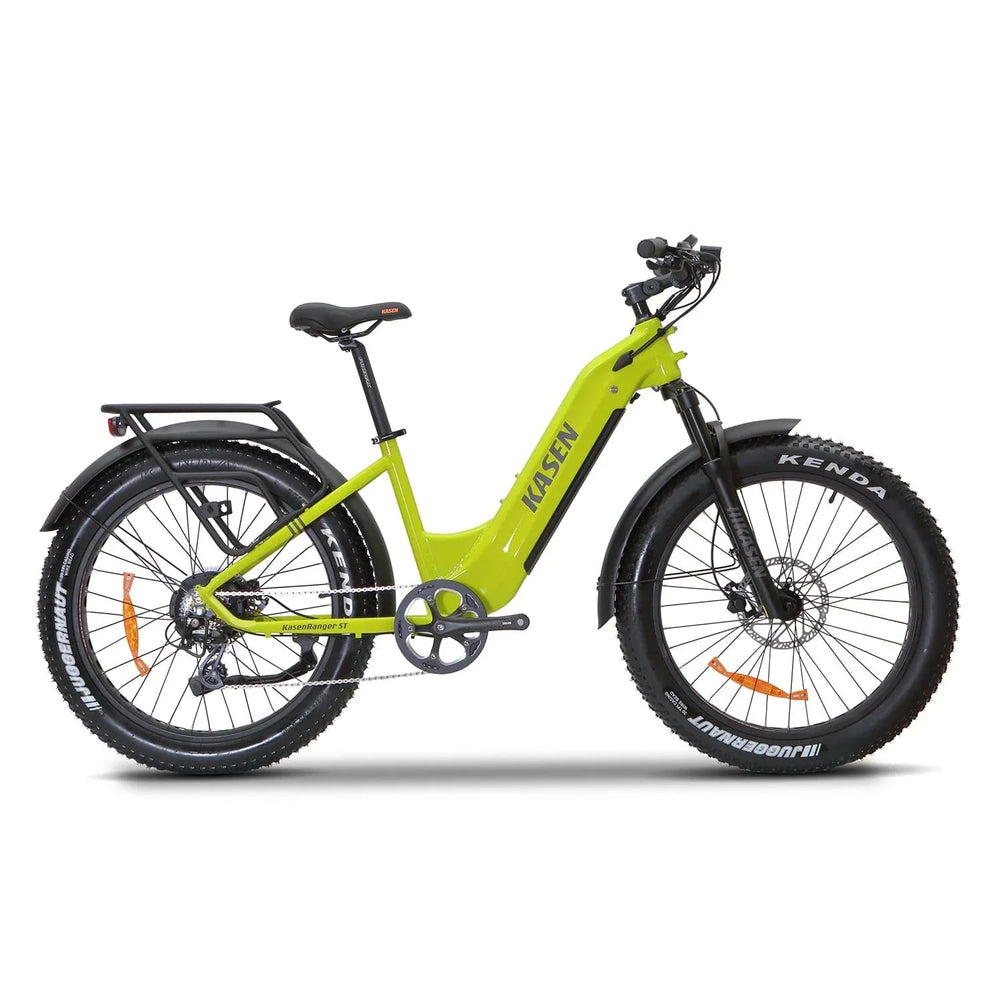 KASEN Ranger ST 2.0 750 w Step Thru Ebike 26x4 Fat Fat Tire Electric Beach Cruiser eBike - Image 2