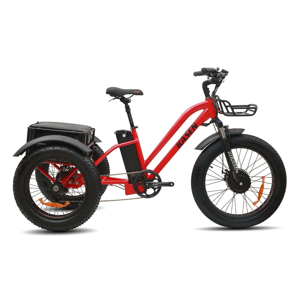KASEN Trike 500 w Trike Ebike 20x4 Fat Electric Trike 3 Wheel eBike - Image 3
