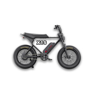 MACFOX X1S Commuter Electric e-Moto Style eBike-Step Over 500 w Electric Mini Fat Tire eBike