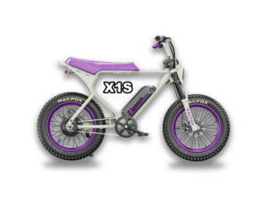 MACFOX X1S x Bs.zay Electric e-Moto Style eBike-Step Over 500 w Electric Mini Fat Tire eBike