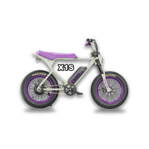 MACFOX X1S x Bs.zay Electric e-Moto Style eBike-Step Over 500 w Electric Mini Fat Tire eBike