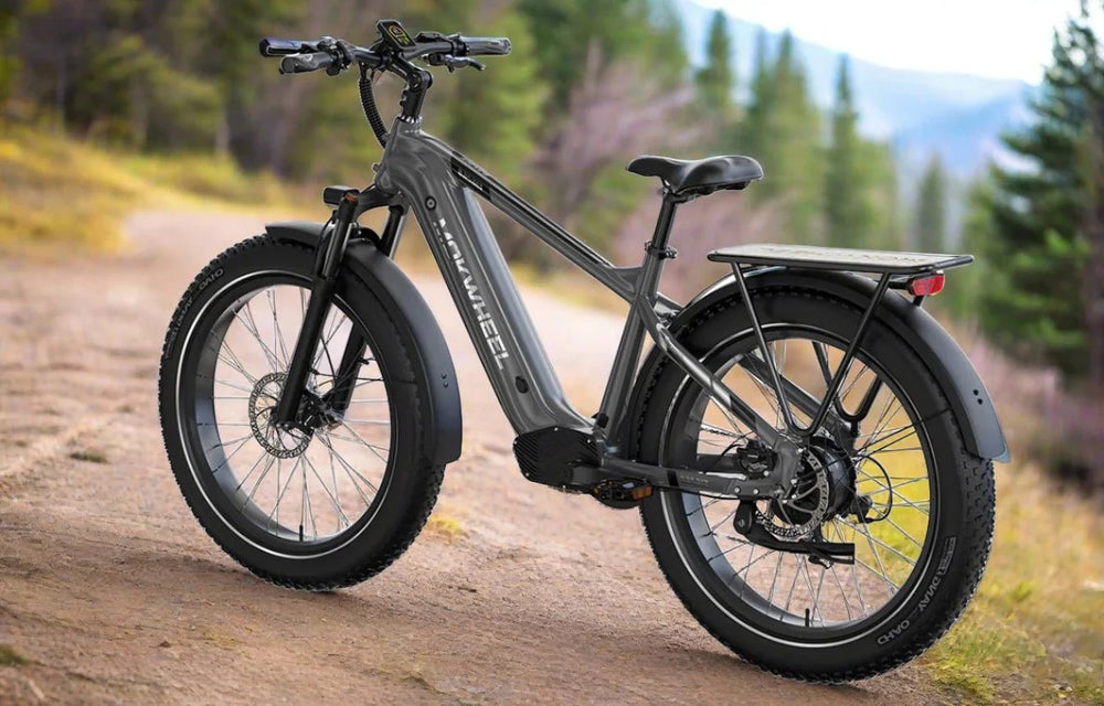 MOKWHEEL Basalt 750 w Step Over Ebike 26x4 Fat Tire Fat Tire Electric Beach Cruiser eBike - Image 3