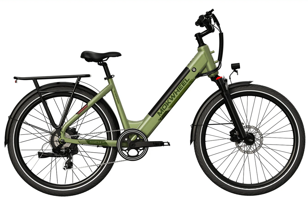 MOKWHEEL Mesa Light ST 2.0 350 w Step Thru Ebike 27.5x2.4 Urban Electric Beach Cruiser eBike - Image 2