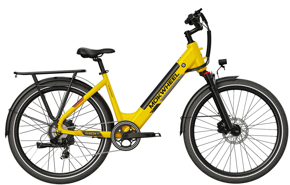 MOKWHEEL Mesa Light ST 2.0 350 w Step Thru Ebike 27.5x2.4 Urban Electric Beach Cruiser eBike - Image 3