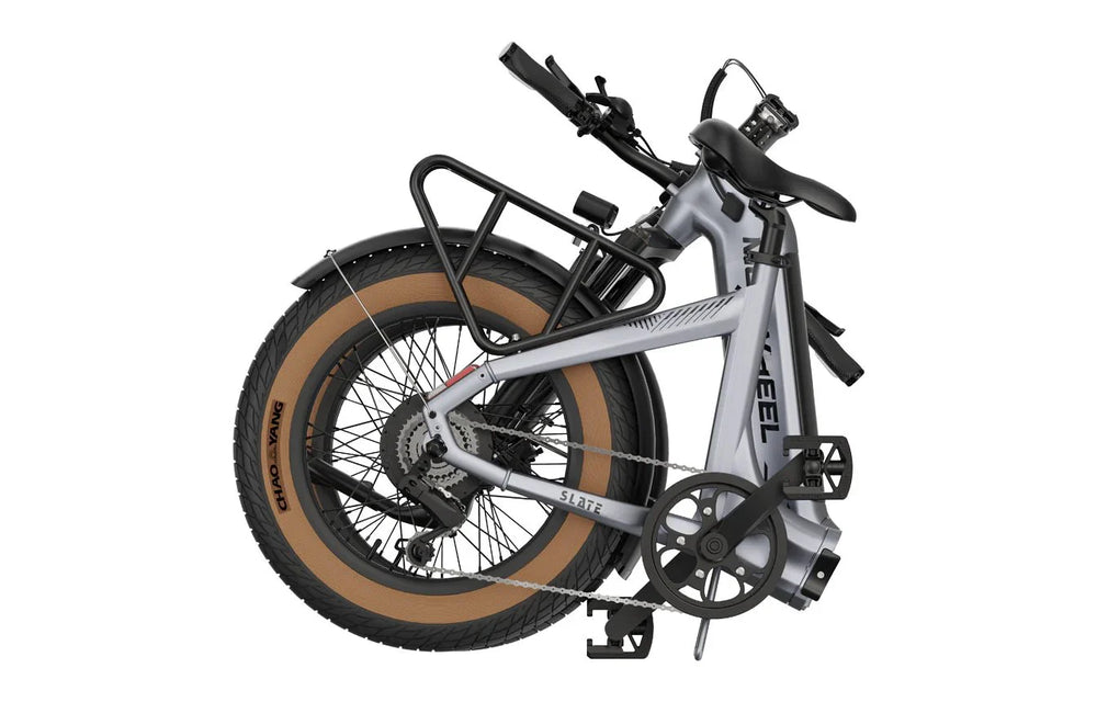 MOKWHEEL Slate 500 w Step Thru Ebike 20x3 Road Electric Folding eBike - Image 4