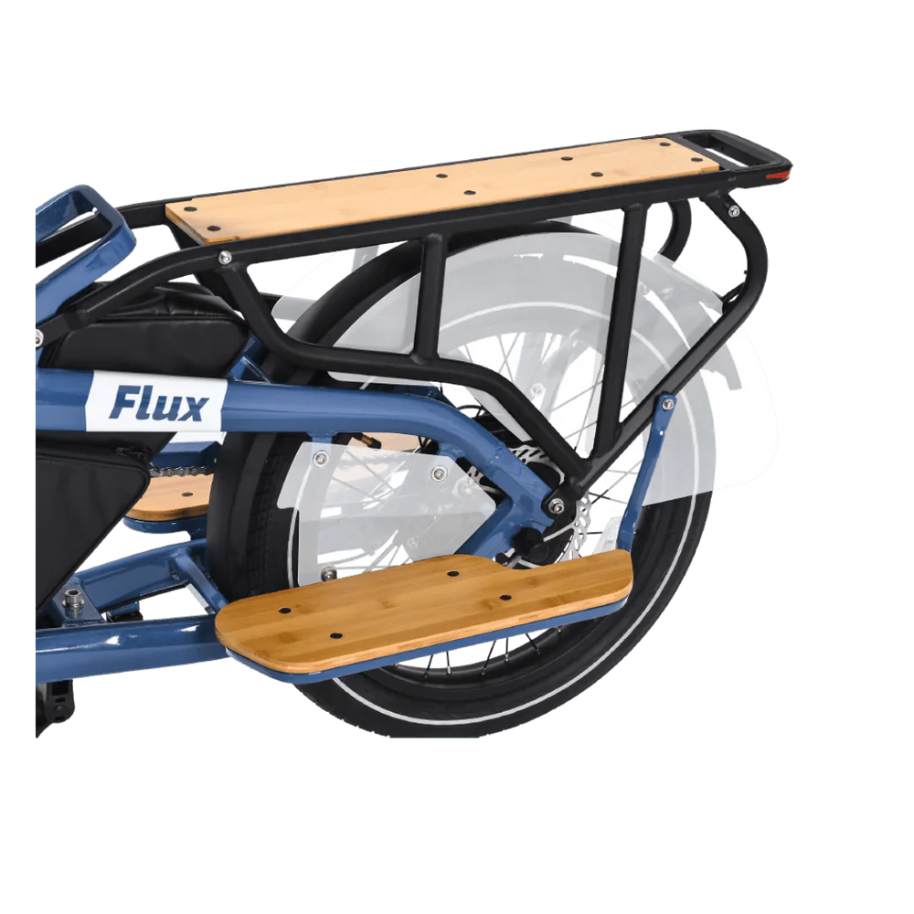 REVI Flux 750w Step Thru Ebike 20x2.4 Fat Tire Mini Fat Tire Electric Cargo eBike - Image 4