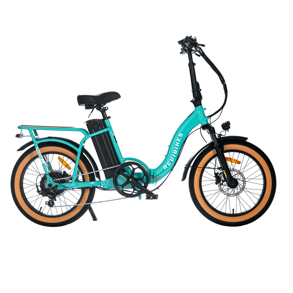 REVI Rebel 2 750w Step Thru Ebike 20x3 Fat Tire Electric Folding eBike